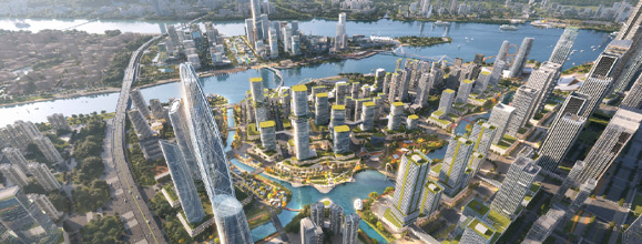 廣州明珠灣靈山島尖明珠灣智慧城市示範園新城建項目
